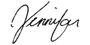 Jennifer Goldman signature